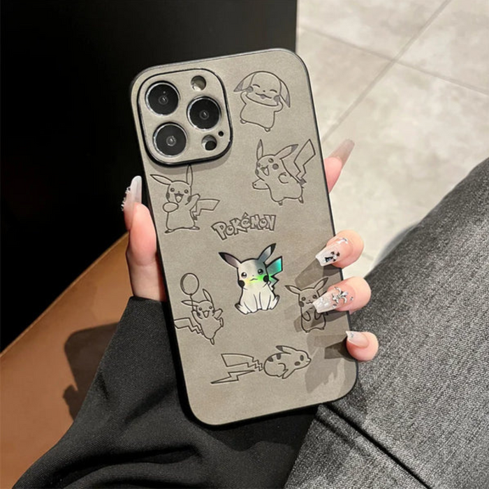Pokémon Pikachu Embossed Holographic iPhone Case