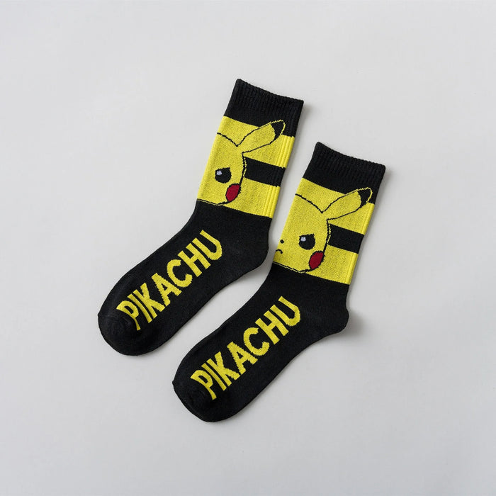 Pikachu Themed Crew Socks Set