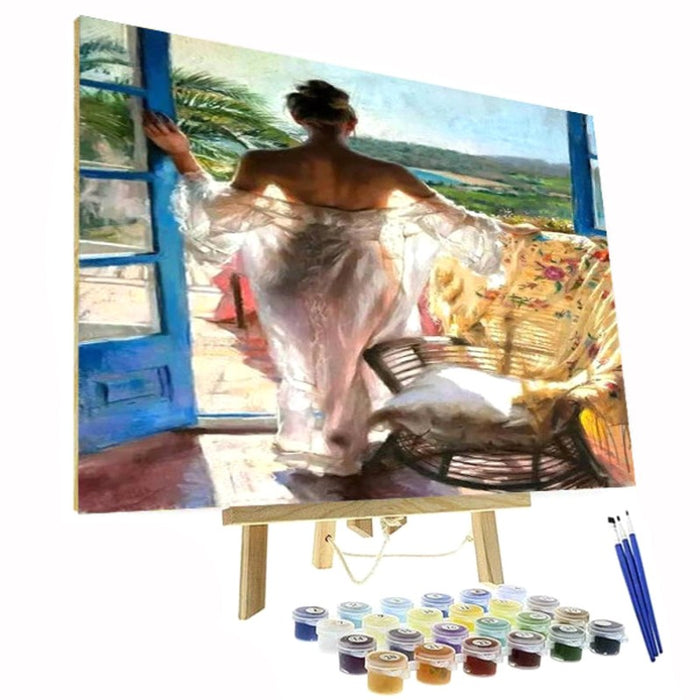 Paint By Numbers Kit - Beauty by the Door