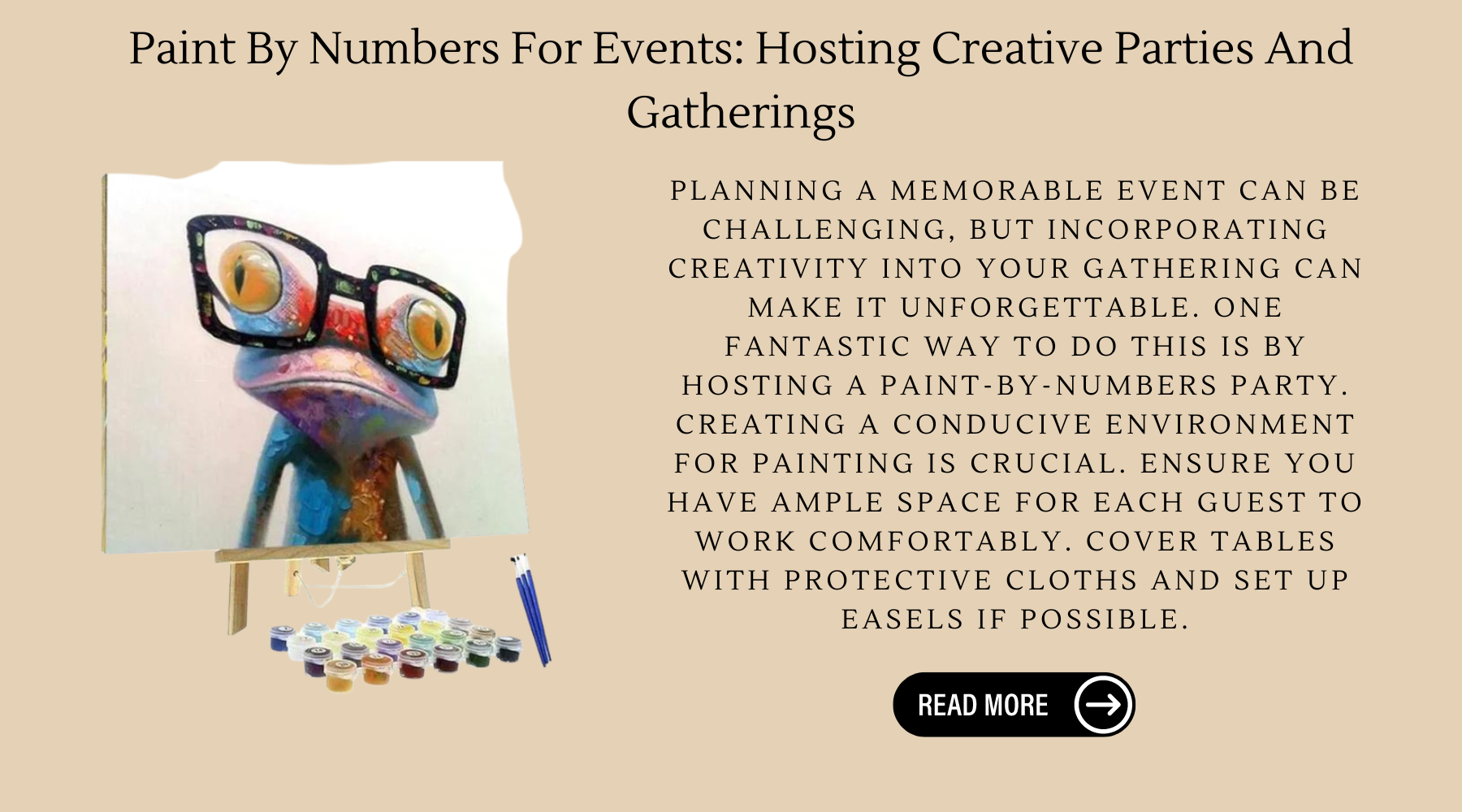 Paint By Numbers For Events: Hosting Creative Parties And Gatherings