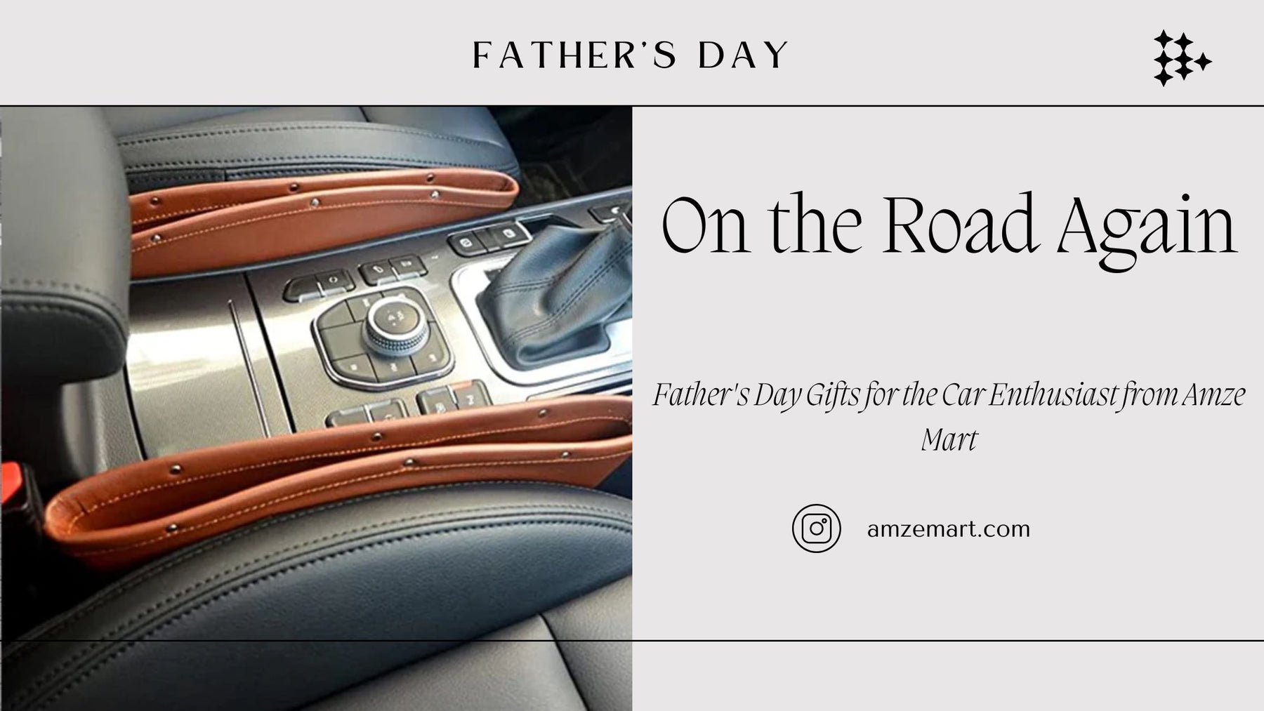 On the Road Again: Father's Day Gifts for the Car Enthusiast from Amze Mart