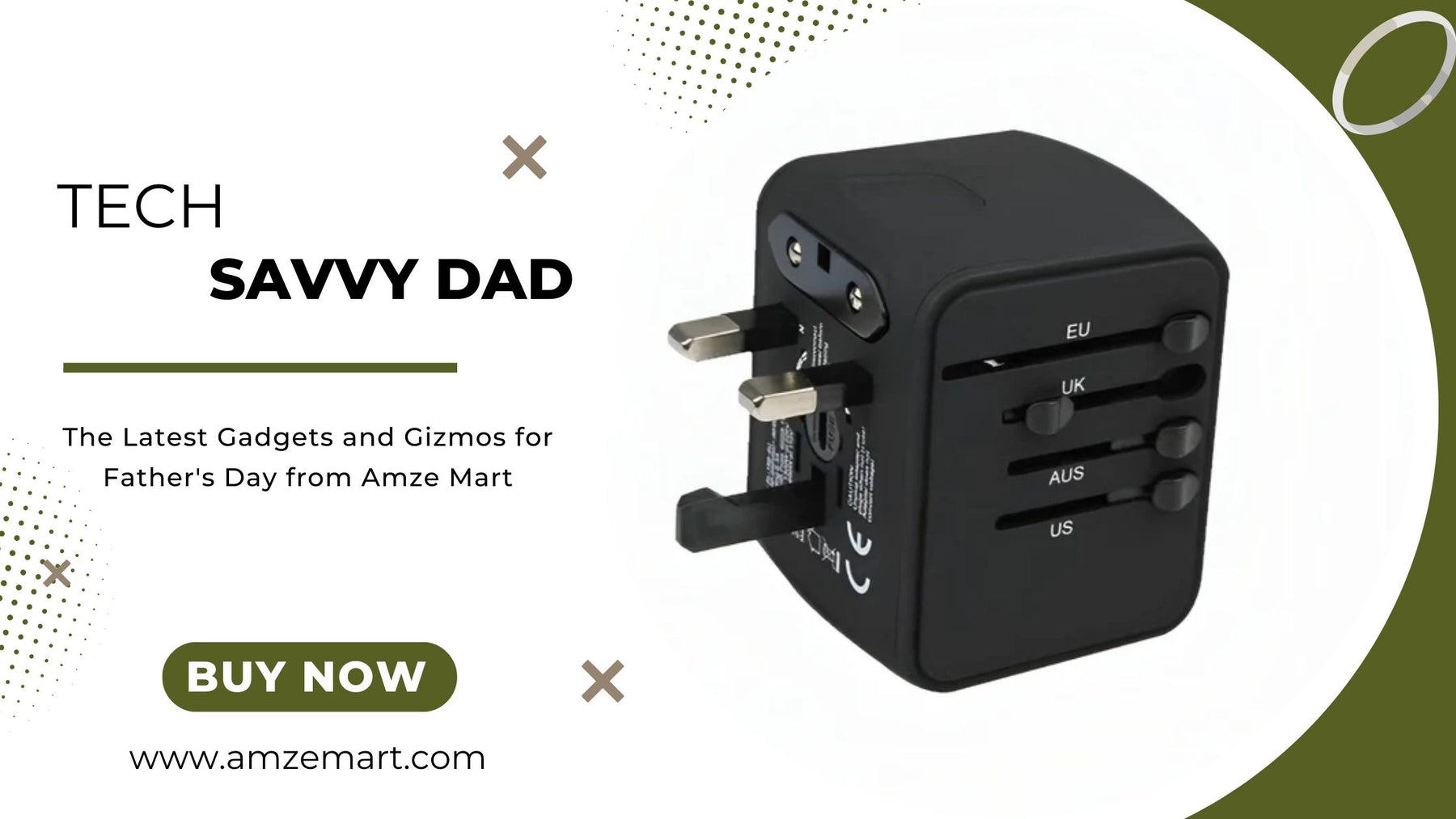 Tech Savvy Dad: The Latest Gadgets and Gizmos for Father's Day from Amze Mart