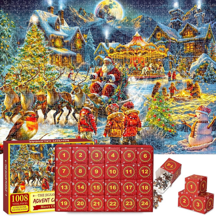 Advent Calendar Christmas Jigsaw Puzzle