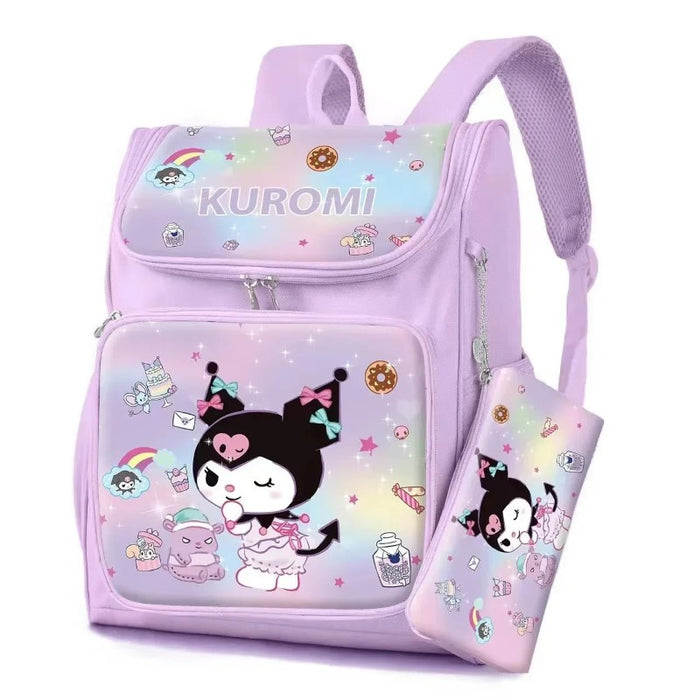 Kuromi Cartoon Design Student Backpack