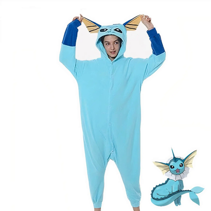 Vaporeon Themed Adult Onesie