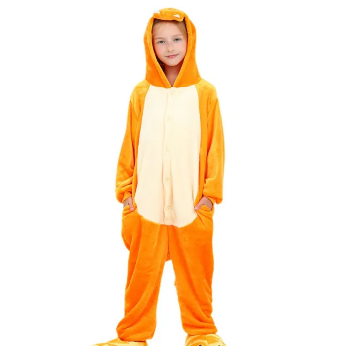 Charmander Themed Kids Onesie