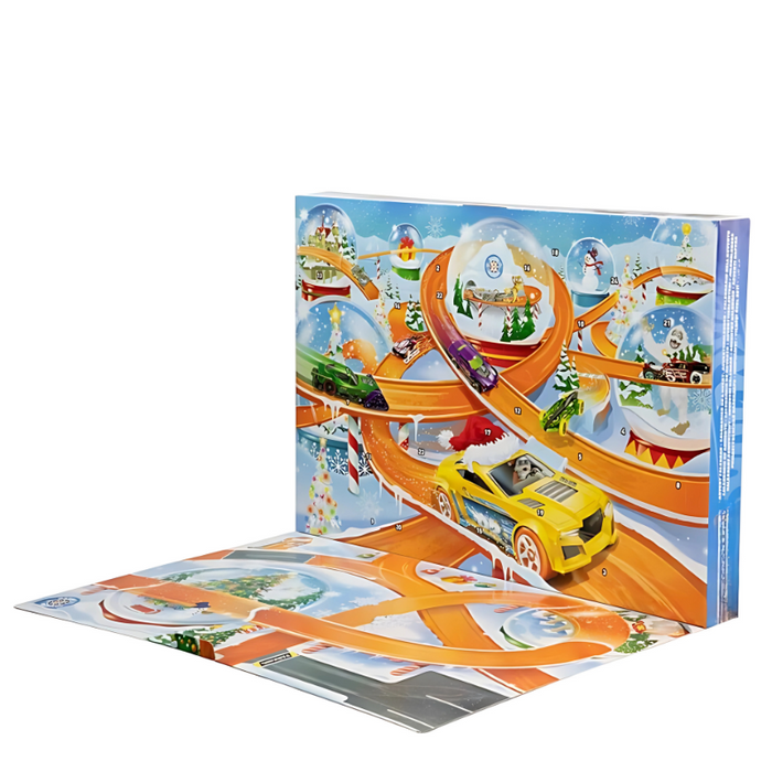 Toy Cars Advent Calendar With Vehicles And Accessories