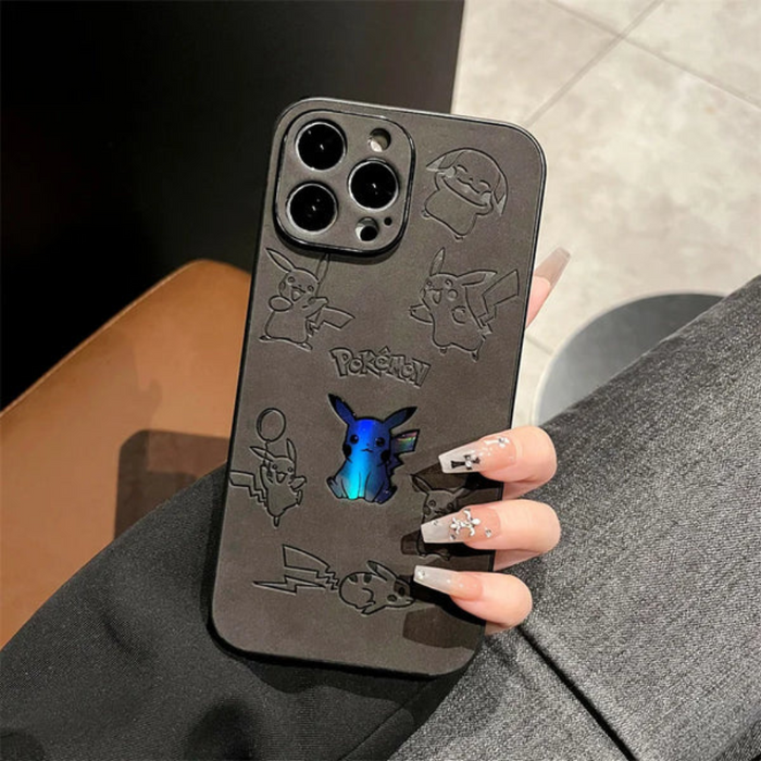 Pokémon Pikachu Embossed Holographic iPhone Case