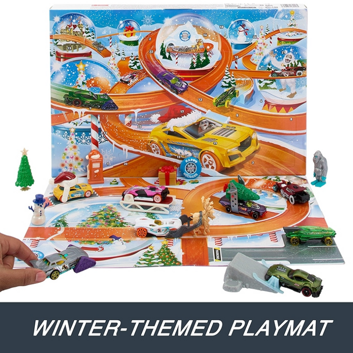 Toy Cars Advent Calendar With Vehicles And Accessories