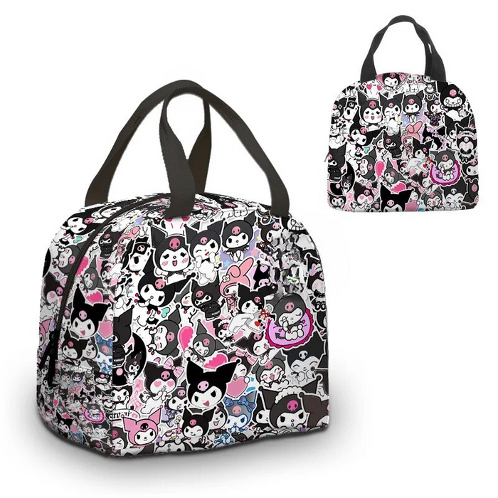 Cartoon Design Lunch Bag With Large Capacity