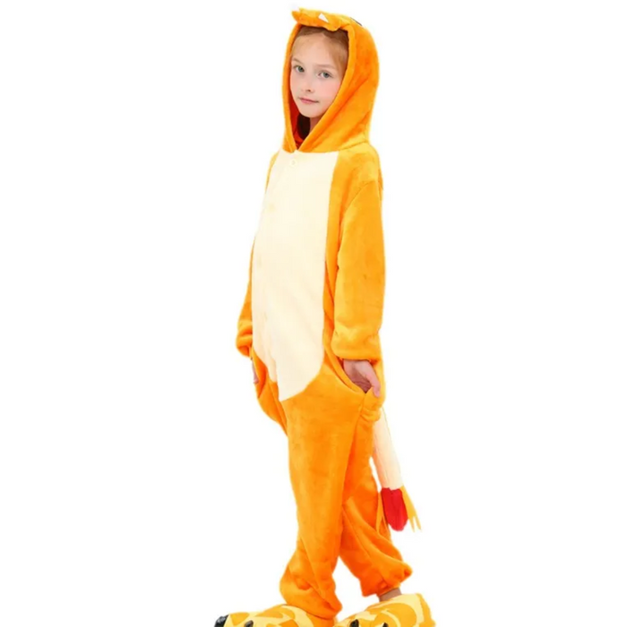 Charmander Themed Kids Onesie