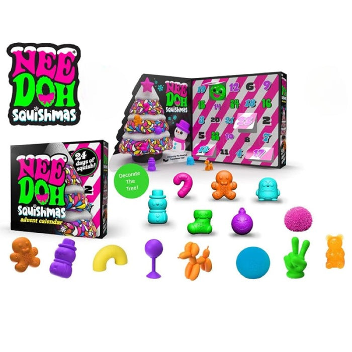 Squishmas NeeDoh Advent Calendar With Mini Squishy Toys