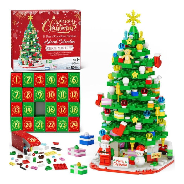 Advent Calendar 2024 Sunflower Bouquet Building Blocks Countdown Set