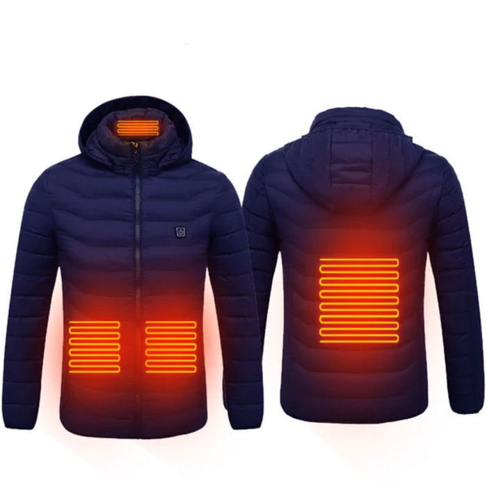 Lightweight Hooded Puffer Heating Jacket