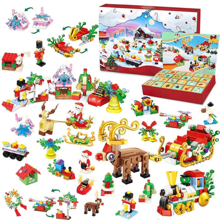 12 In 1 Christmas Building Block Set