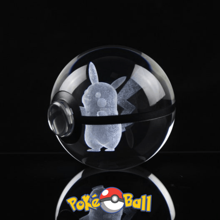 Pikachu 3D Pokémon Crystal Ball LED Display