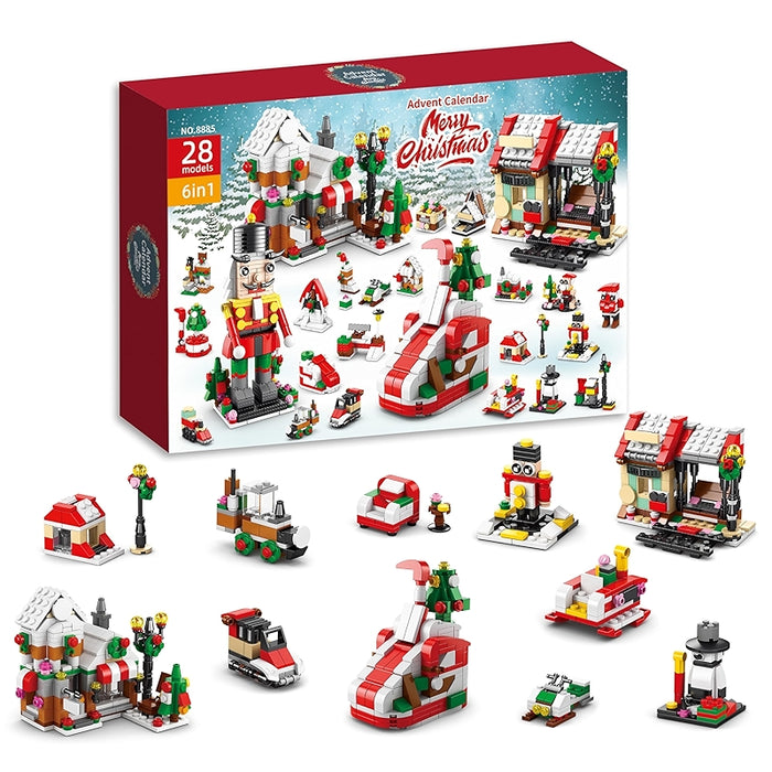 Christmas Tree Building Toy Set Advent Calendar 2024