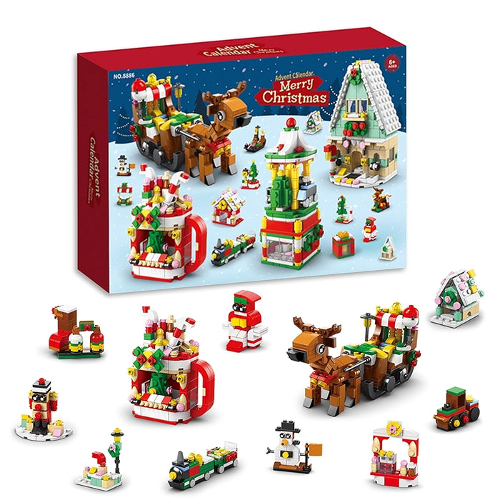 Christmas Tree Building Toy Set Advent Calendar 2024