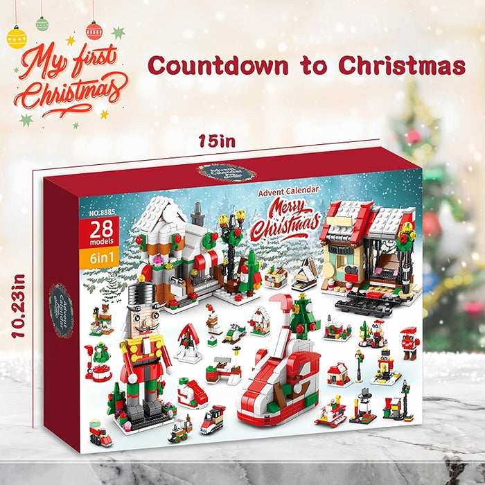 Christmas Tree Building Toy Set Advent Calendar 2024