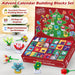 Advent Calendar Building Block Flower Set For Christmas Countdown