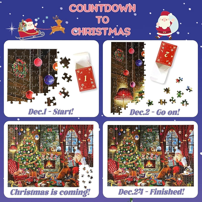 Christmas Tree Building Toy Set Advent Calendar 2024