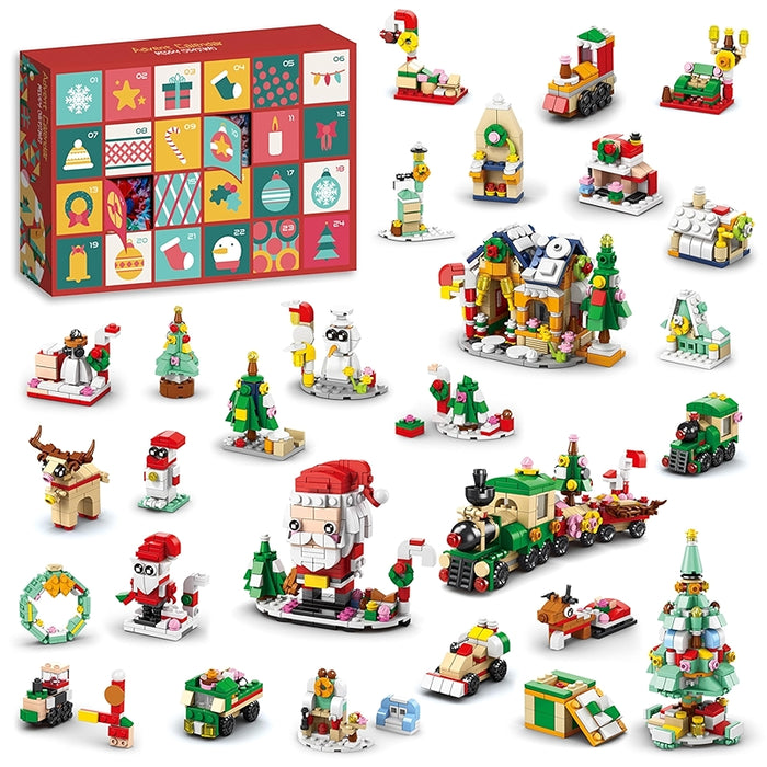 Christmas Tree Building Toy Set Advent Calendar 2024