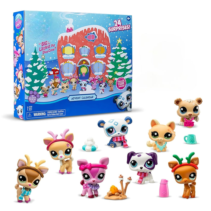 Pet Shop Crew Advent Calendar With Mystery Collectible Figures