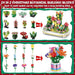 Advent Calendar 2024 Sunflower Bouquet Building Blocks Countdown Set