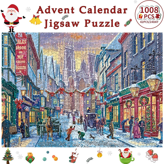 Advent Calendar Christmas Jigsaw Puzzles 1008 Pieces