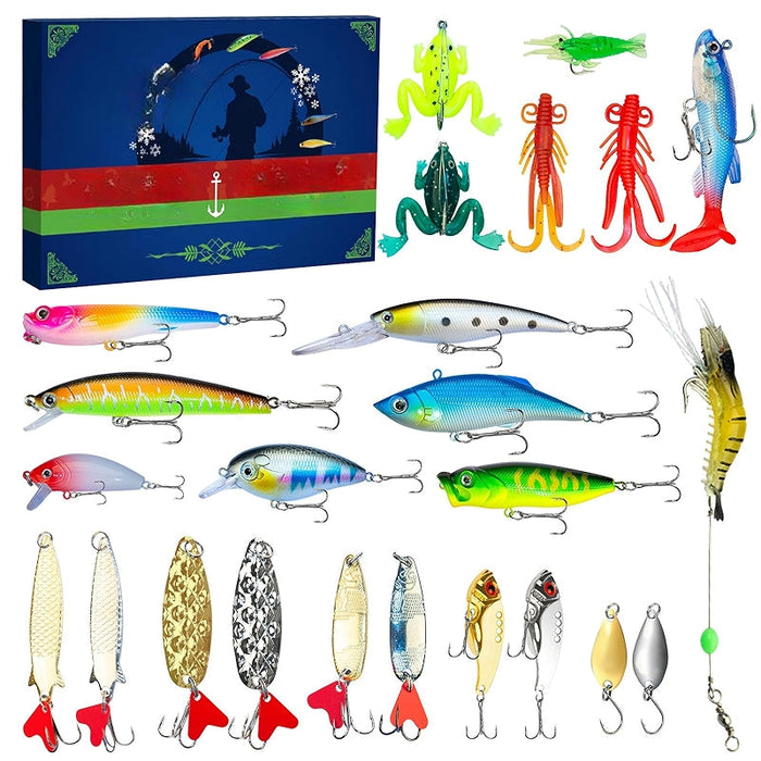 Fishing Advent Calendar 2024 Fishing Tackle Countdown Set