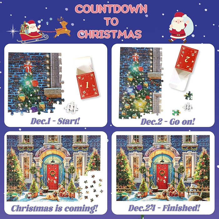 Christmas Tree Building Toy Set Advent Calendar 2024