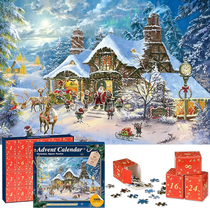 Christmas Tree Building Toy Set Advent Calendar 2024