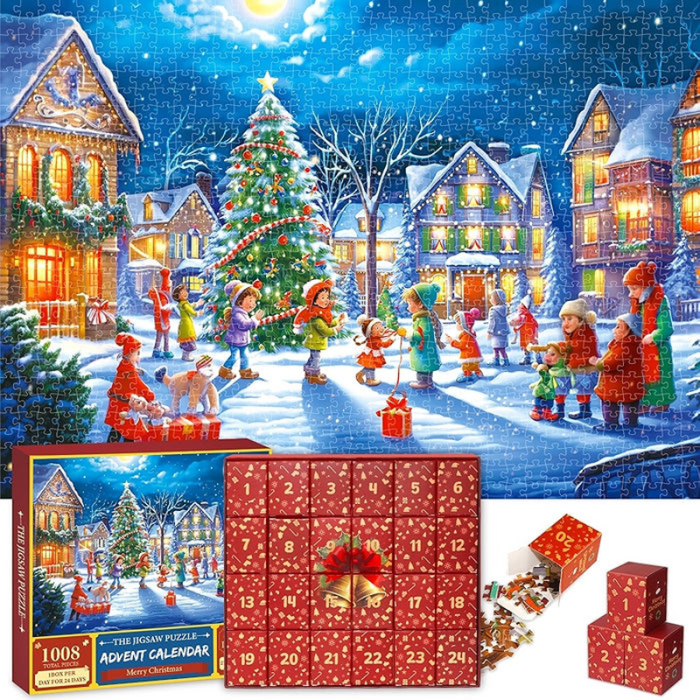 Advent Calendar Christmas Jigsaw Puzzle