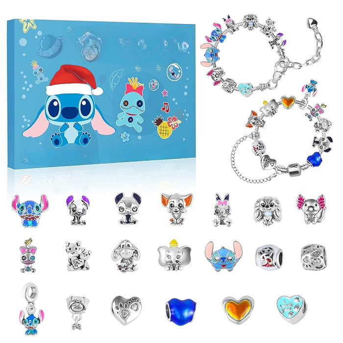 Advent Calendar 2024 Christmas Countdown With Charm Bracelet Kit