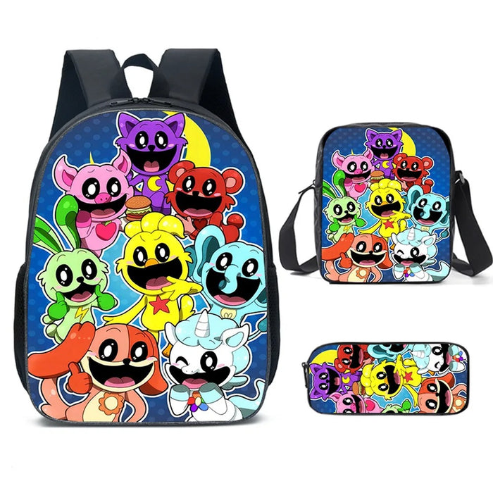 Anime Themed Three Piece Bag Set