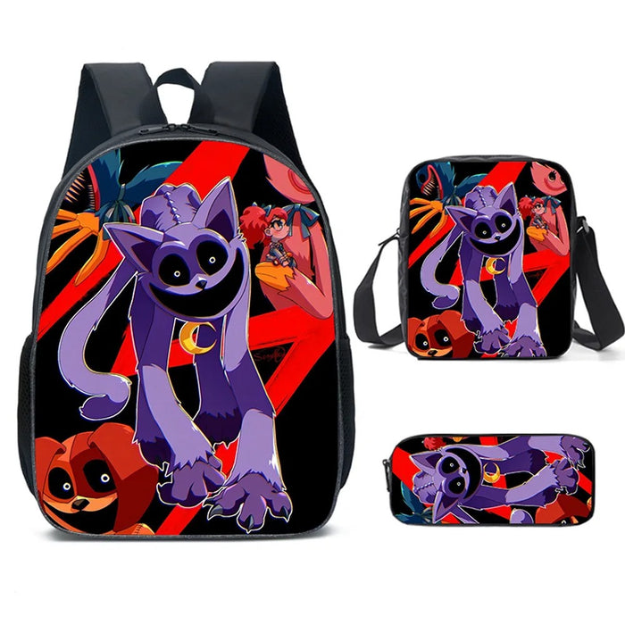 Anime Themed Three Piece Bag Set