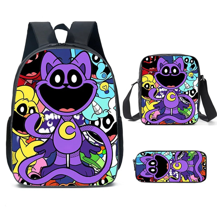 Anime Themed Three Piece Bag Set