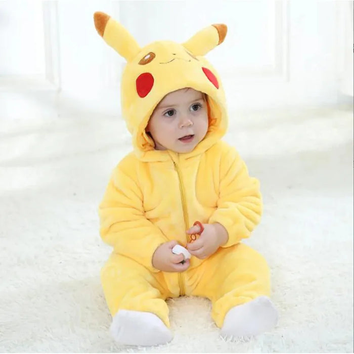 Cozy Pikachu Inspired Fleece Onesie