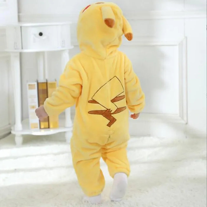 Cozy Pikachu Inspired Fleece Onesie