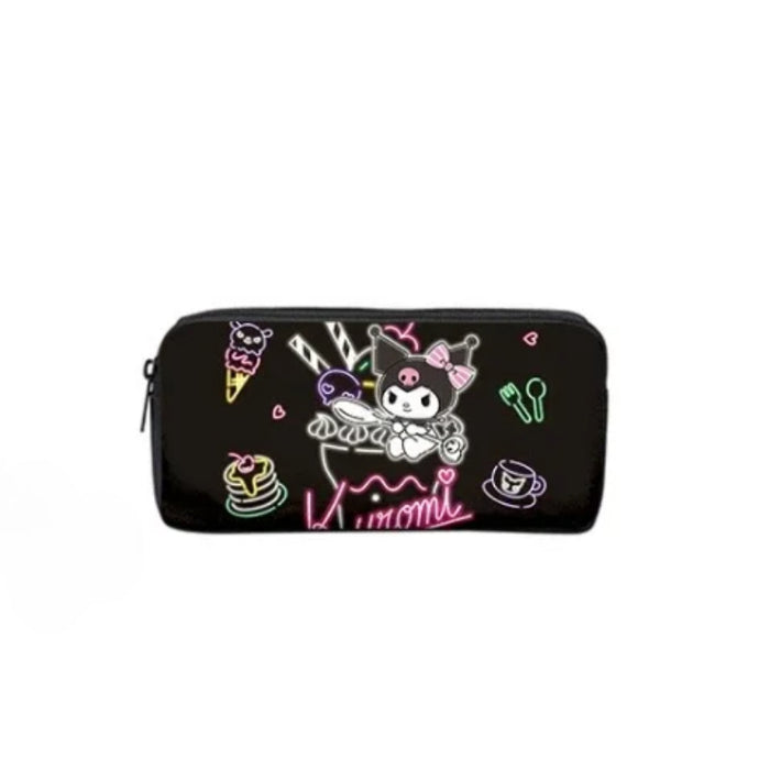 Cartoon Printed Pencil And Pen Case