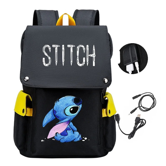 Cartoon Character USB Charging Backpack