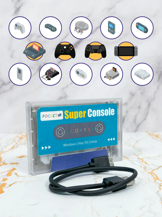 Cross Compatible Retro Gaming Super Pocket Console