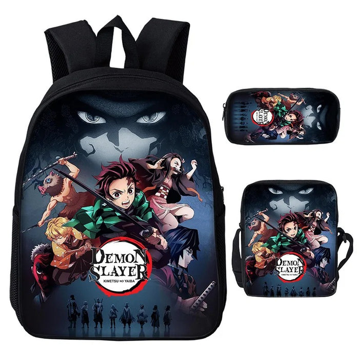 Nezuko Character Themed Backpack Set