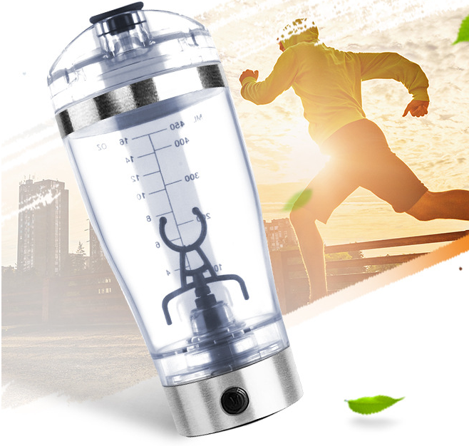 Electric Protein Shaker Mixer Bottle