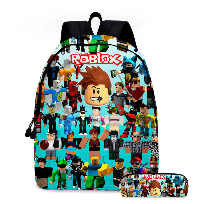 Roblox Cartoon School Backpack Set