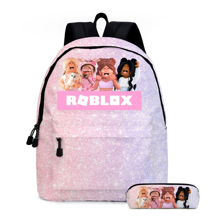 Roblox Cartoon School Backpack Set