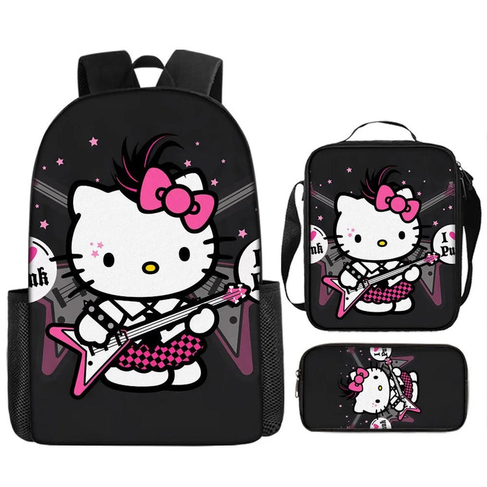 Hello Kitty Themed Three Piece Bag Set