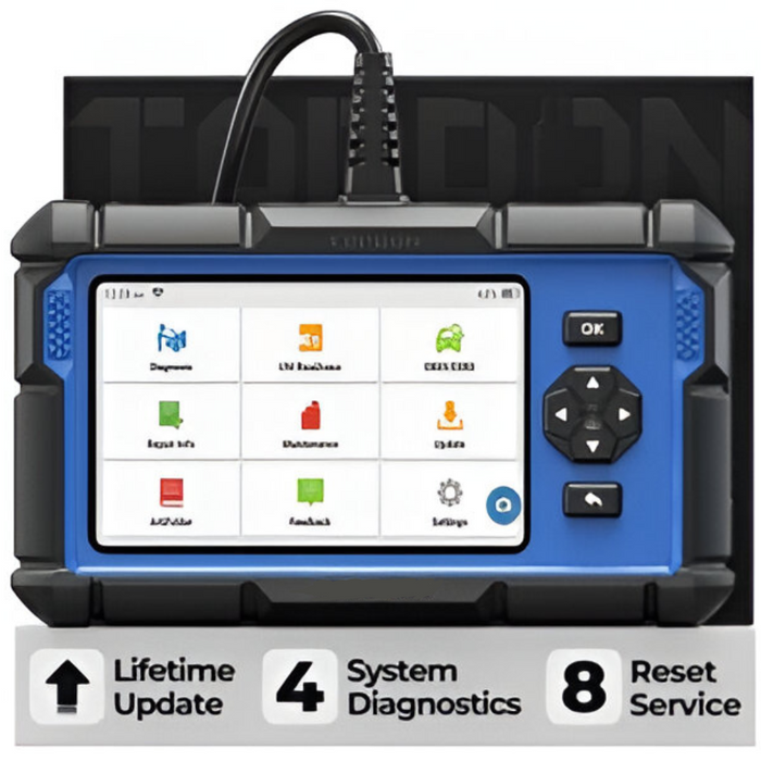 Automotive Diagnostic Tool With 5 Inch Display And Maintenance Functions