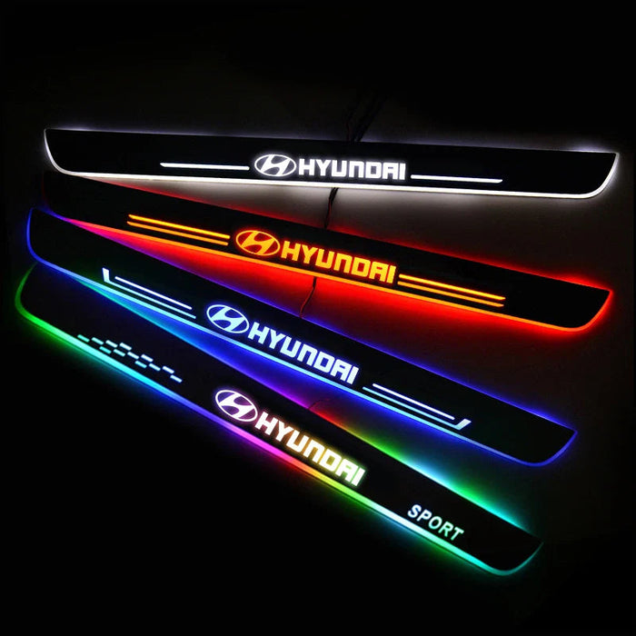 Custom Deluxe Illuminated Led Car Door Sill Lights