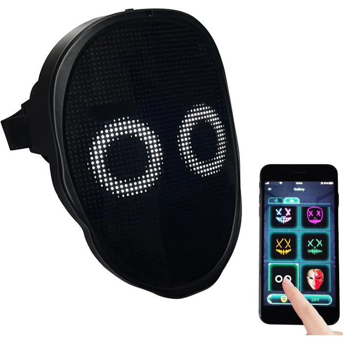 Interactive LED Mask With Smartphone Control